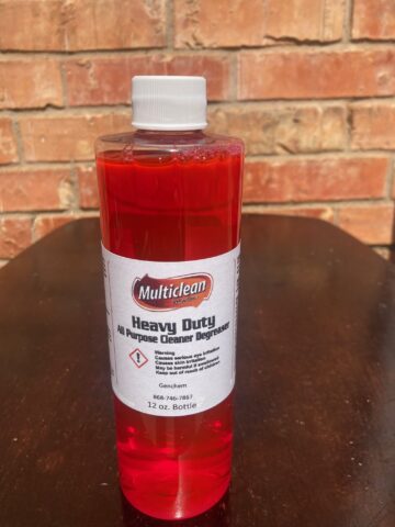 Heavy Duty All Purpose Cleaner Degreaser - Case of Twenty Four 12 oz Bottles